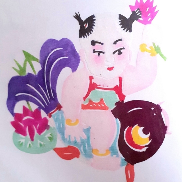 Chinese Folk Art 8 Set Papercuts Artist Book - Picture 5 of 11